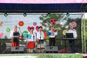 Kapela Gródków na 15 Festiwalu Pieśni i Przyśpiewek Zalotnych, Preczów 2018. Powiększ zdjęcie.